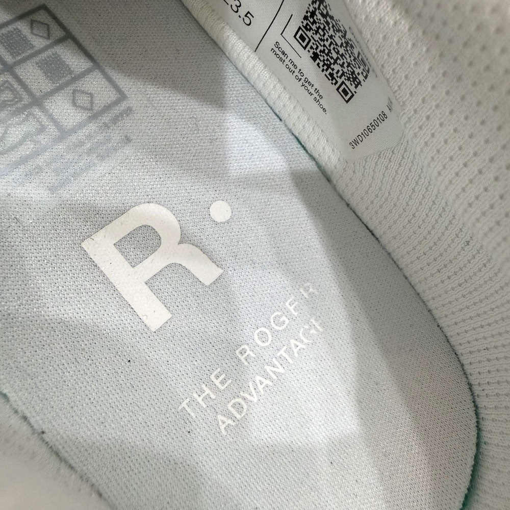 On Cloud Running THE ROGER Advantage White Vegan Work Sneakers Shoes Womens 6.5 - Picture 9 of 11